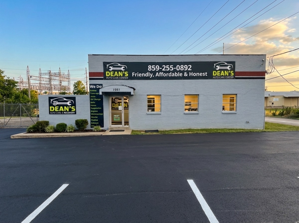 Dean's Auto Care shop front in Lexington, KY