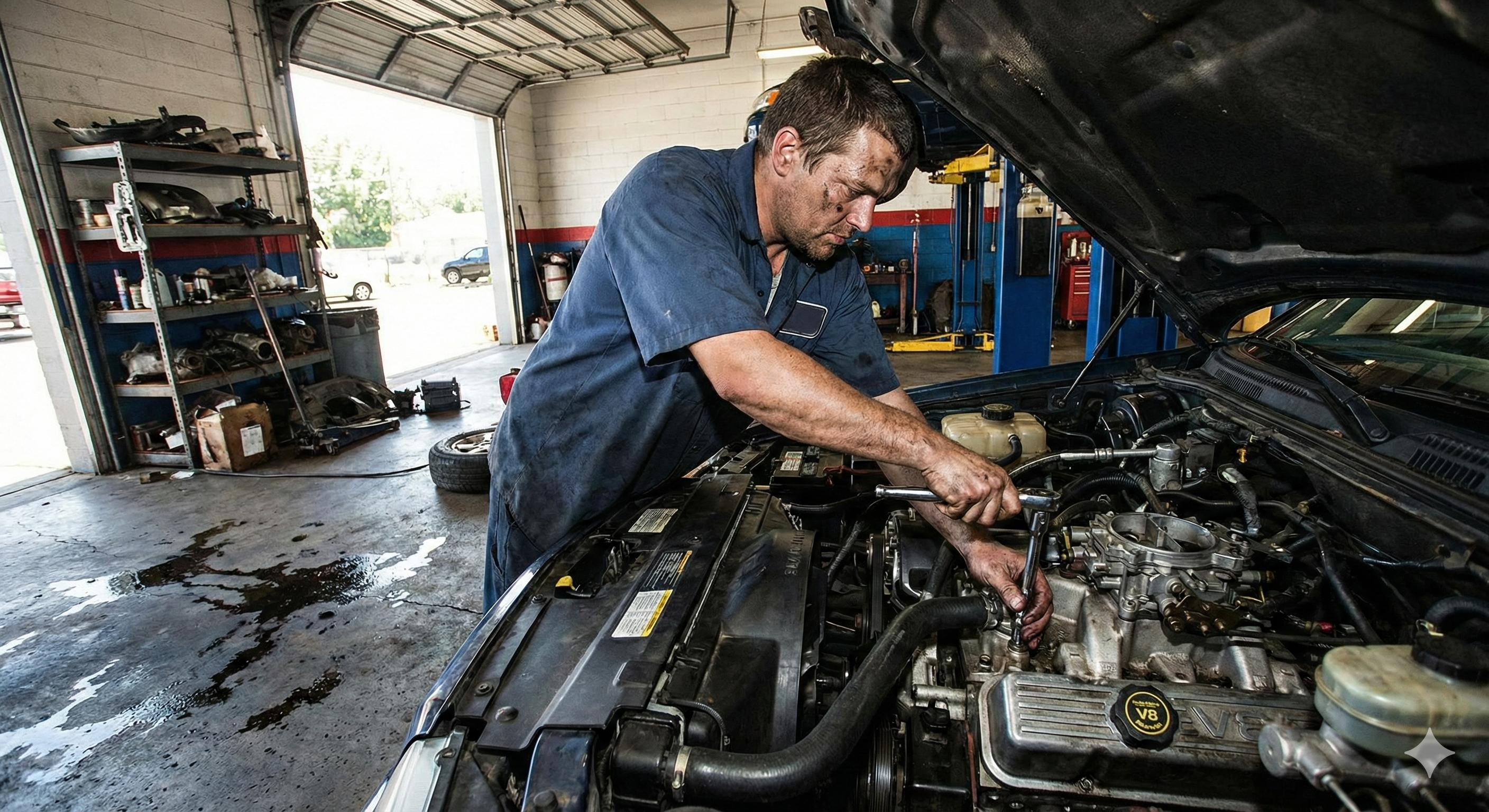 Engine repair service at Dean's Auto Care in Lexington, KY